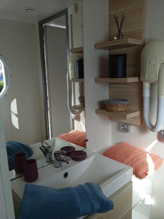 Mobil Home-Les Lins Bleus Biville-sur-Mer Esterno foto