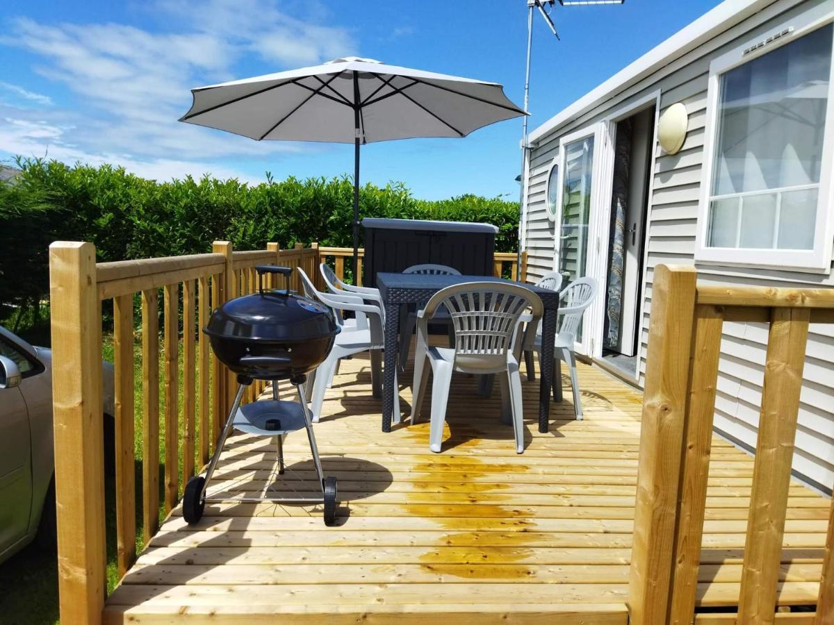 Mobil Home-Les Lins Bleus Biville-sur-Mer Esterno foto